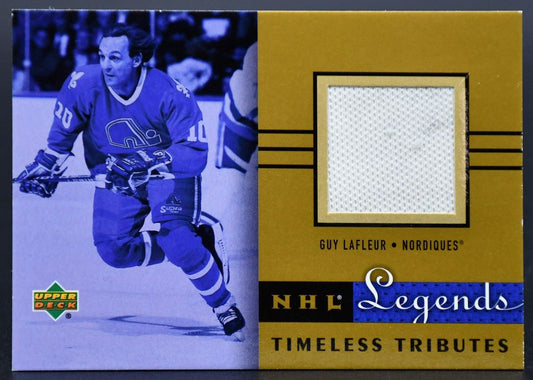 2001-02 UD Legends Timeless Tributes Guy Lafleur TT-FL Jersey