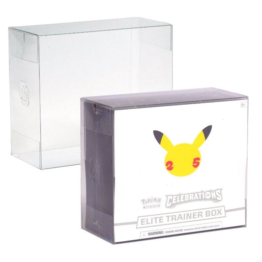 Pokemon ETB Elite Trainer Box w/ Sliding Lid Anti-UV - EVORETRO Acrylic Protector 4.0MM