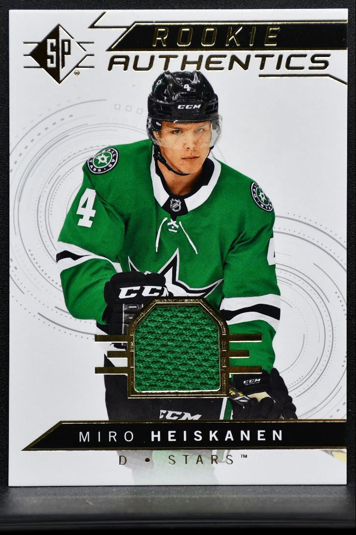 2018-19 SP Rookie Authentics Jersey Miro Heiskanen 125 RC Jersey 9516