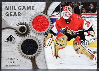 2006-07 SP Game Used NHL Game Gear Dominic Hasek Senators 003/100 Jersey 0011