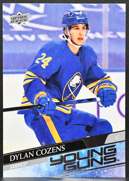 2020-21 Upper Deck Series 2 Young Guns Dylan Cozens 495 Buffalo Sabres RC 7312