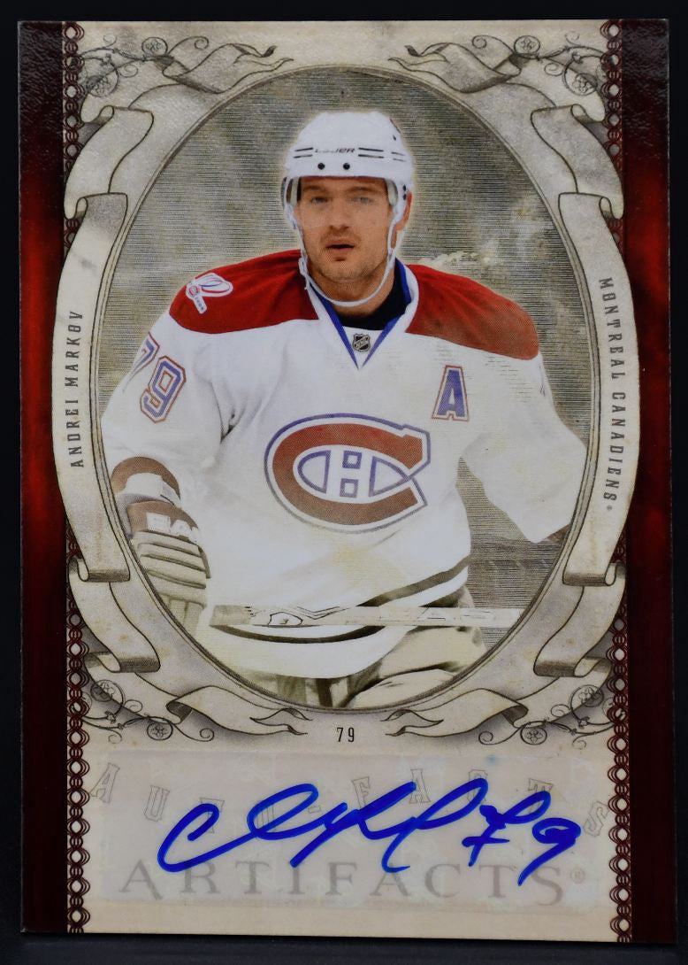 2010-11 UD Artifacts Auto-Facts Andrei Markov AF-AN Auto