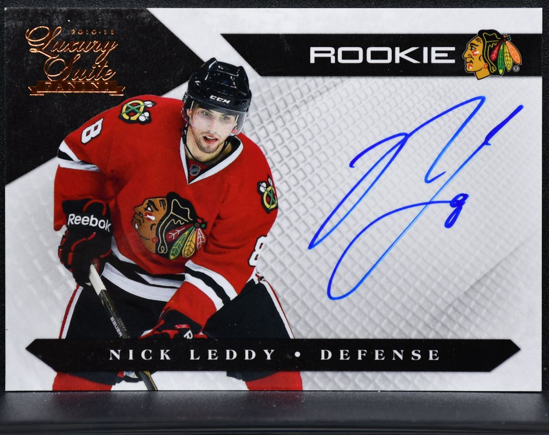 2010-11 Panini Luxury Suite Rookie Auto Nick Leddy 153 RC Auto /499 6645