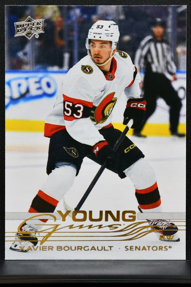 2025-26 Upper Deck Extended Series Young Guns Xavier Bourgault Senators RC 7535