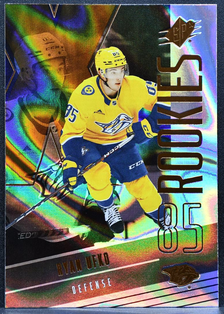 2025-26 SPx Rookies Ryan Ufko 137 Nashville Predators RC 6583