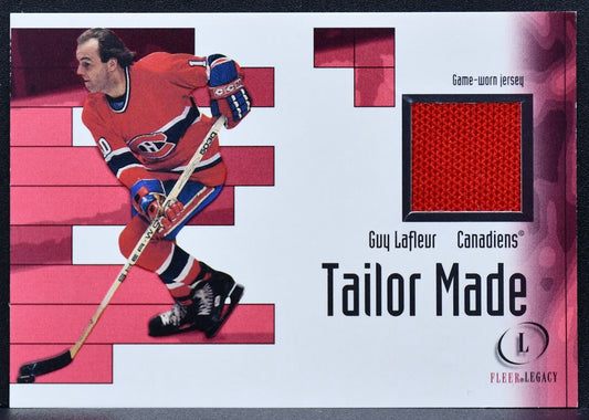2002-03 Fleer Legacy Tailor Made Guy Lafleur Montreal Canadiens Jersey 8517