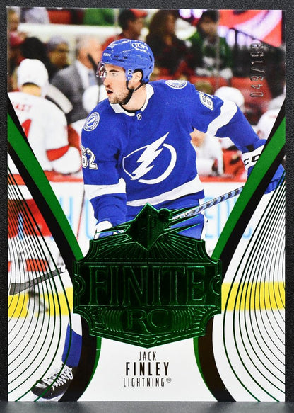2025-26 SPx Finite Rookie Jack Finley 32 Tampa Bay Lightning RC 048/199 0917