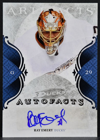 2011-12 Upper Deck Artifacts Autofacts Ray Emery A-RE Anaheim Ducks Auto 1773