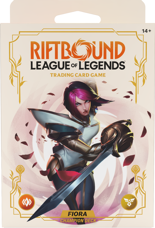 Riftbound League of Legends TCG Spiritforged Champion Deck Fiora (EN)