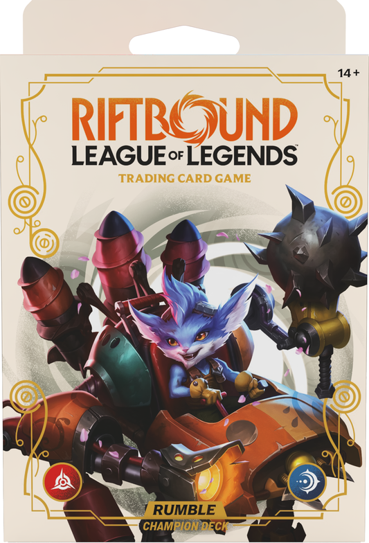 Riftbound League of Legends TCG Spiritforged Champion Deck Rumble (EN)