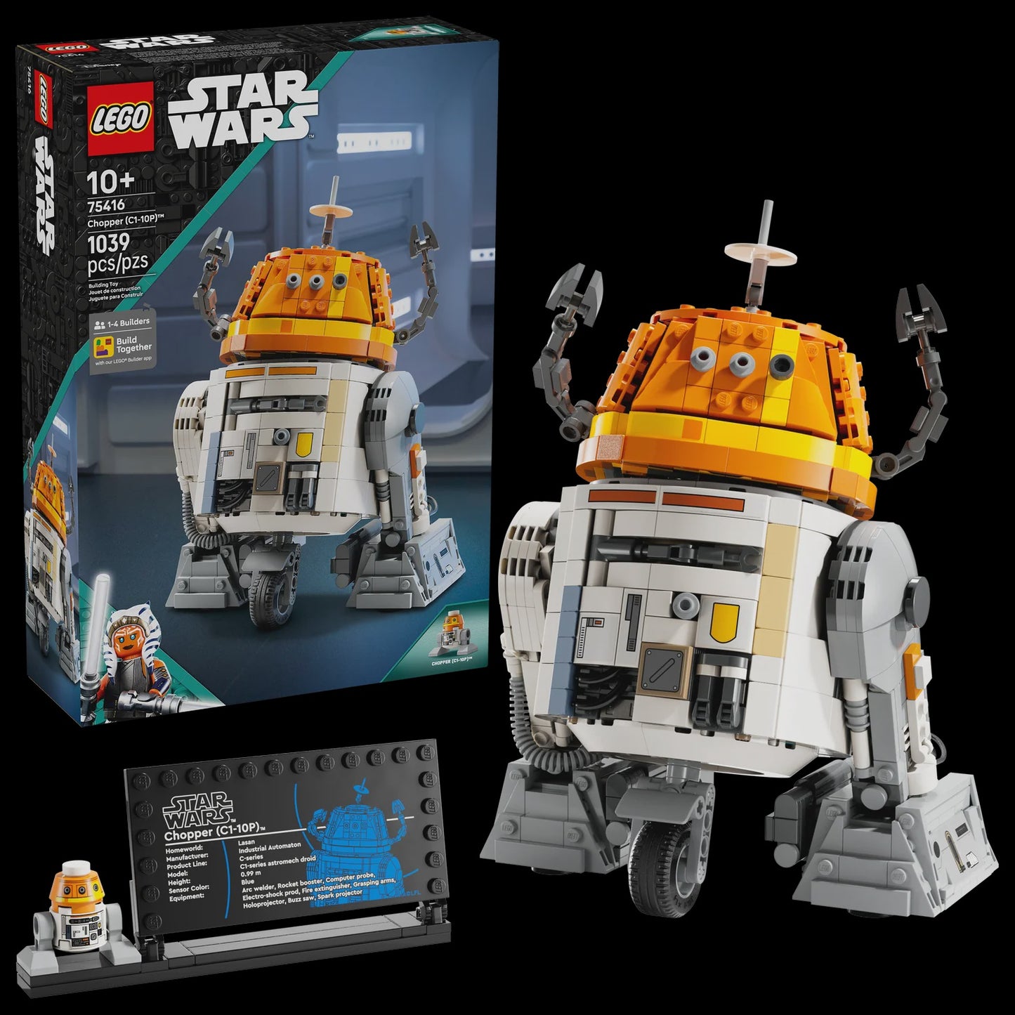 LEGO® Star Wars Ahsoka™ Chopper (C1-10P)™ Astromech Droid Set (75416)