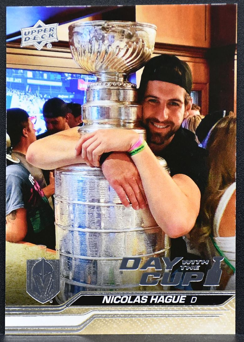 23-24 UD Extended Series Day With The Cup Nicolas Hague DC17 Golden Knights 1916