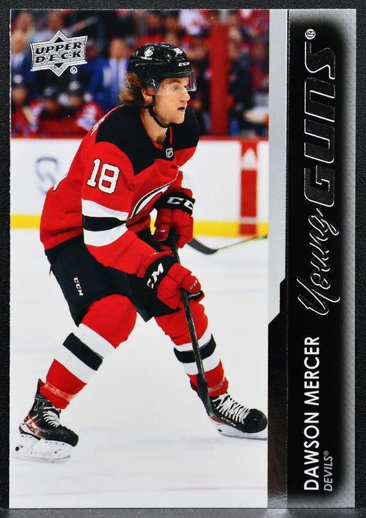 2021-22 Upper Deck Series 2 Young Guns Dawson Mercer 459 Devils RC 3710