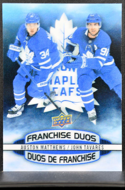 2019-20 UD Tim Hortons Collector's Series Matthews/Tavares 7635