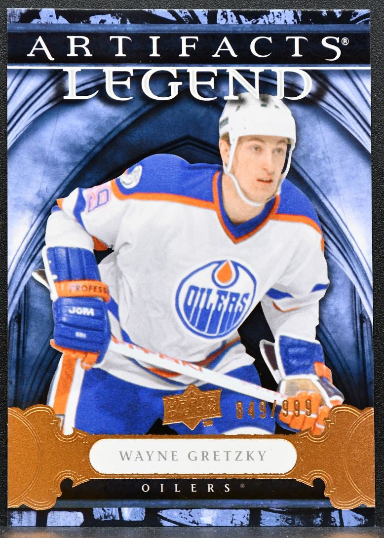 2009-10 Upper Deck Artifacts Legends Wayne Gretzky 135 Oilers 849/999 8471