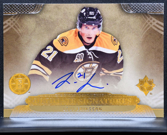 2013-14 UD Ultimate Collection Signatures Eriksson Boston Bruins Auto 0650