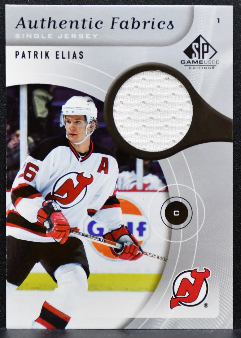 2005-06 SP Game Used Authentic Fabrics Patrik Elias AF-PE Devils Jersey 5849