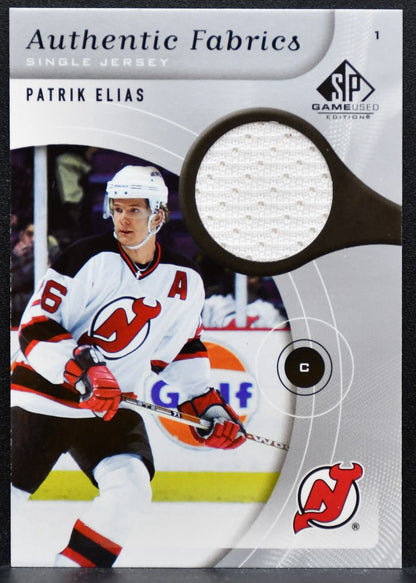2005-06 SP Game Used Authentic Fabrics Patrik Elias AF-PE Devils Jersey 5849