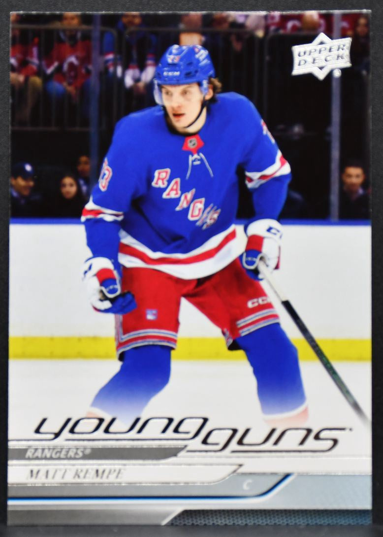 2024-25 Upper Deck Series 1 Young Guns Matt Rempe 216 New York Rangers RC 8250