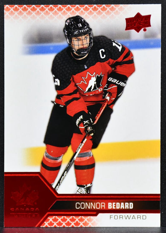2022-23 Upper Deck Team Canada Juniors Connor Bedard 23 Team Canada 3698
