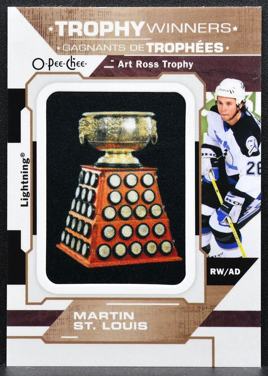 2021-22 O-Pee-Chee Patches Trophy Winners Martin St. Louis P-33 Patch 9316