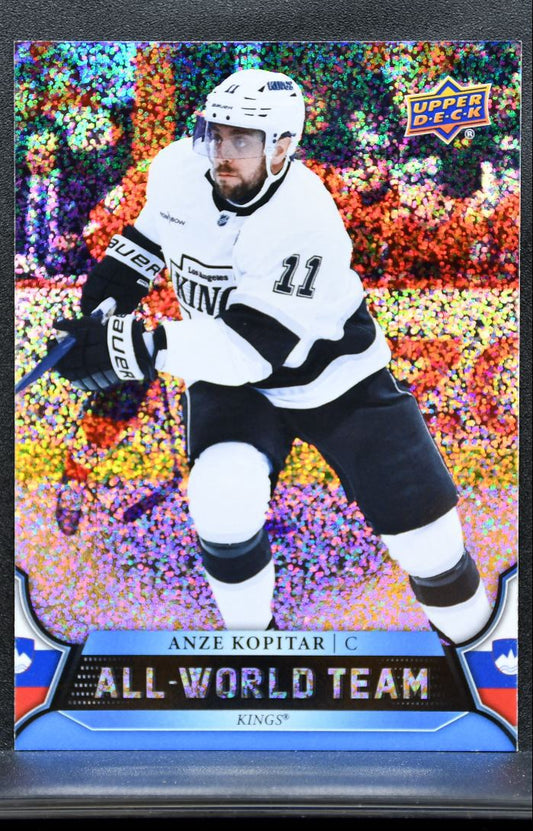 2025-26 UD Extended Series All-World Team Speckle Anze Kopitar AWT-14 Kings 0908