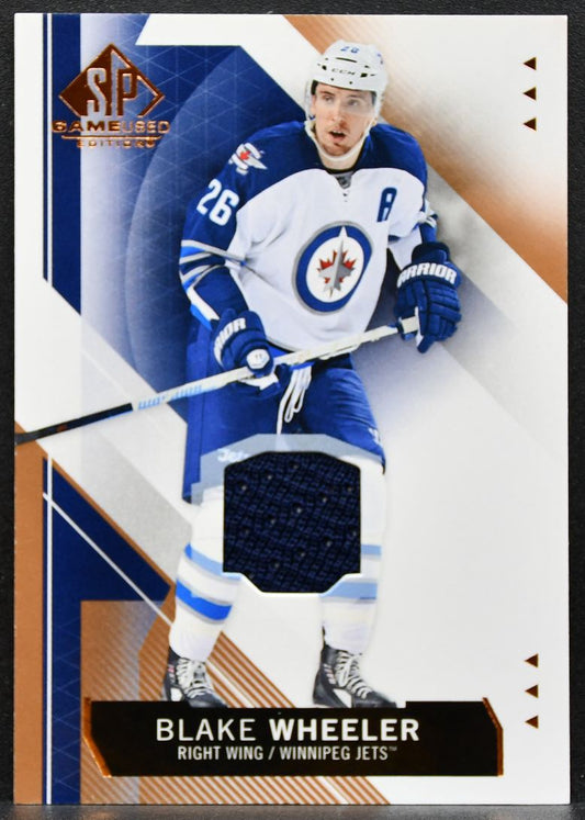 2015-16 SP Game Used Jersey Blake Wheeler 59 Winnipeg Jets Jersey 3233