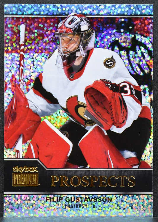 2021-22 SkyBox Metal Universe Skybox Premium Prospects Filip Gustavsson RC 1630