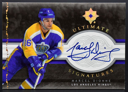 2006-07 UD Ultimate Collection Ultimate Signatures Marcel Dionne US-MD Auto