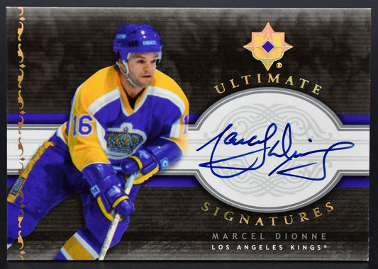 2006-07 UD Ultimate Collection Ultimate Signatures Marcel Dionne US-MD Auto