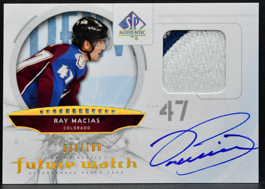 2009-10 SP Authentic Future Watch Auto Patch Ray Macias RC Auto 088/100 0451