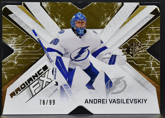 2022-23 SPx Radiance FX Gold Andrei Vasilevskiy RFX-53 Tampa Bay Lightning 78/99 8007