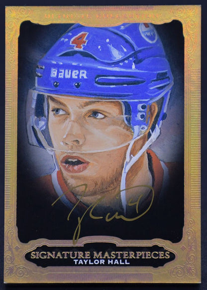 2013-14 UD Ultimate Collection Signature Masterpiece Taylor Hall USM-TH Auto