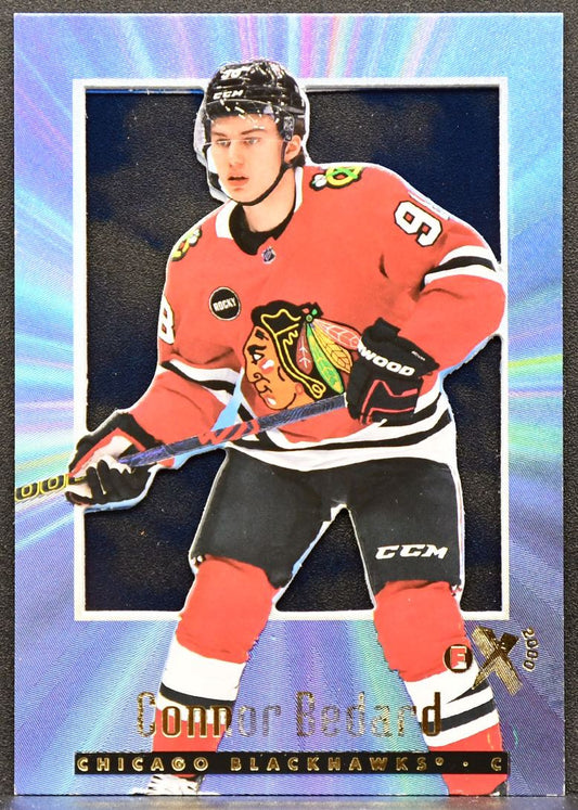 2023-24 SkyBox E-X 2000 Connor Bedard 109 Chicago Blackhawks RC 8495