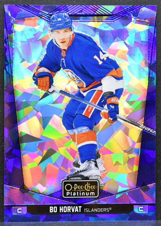 2024-25 O-Pee-Chee Platinum Blue Fragments Bo Horvat 198 Islanders 052/125 0603