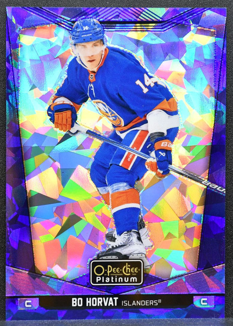 2024-25 O-Pee-Chee Platinum Blue Fragments Bo Horvat 198 Islanders 052/125 0603
