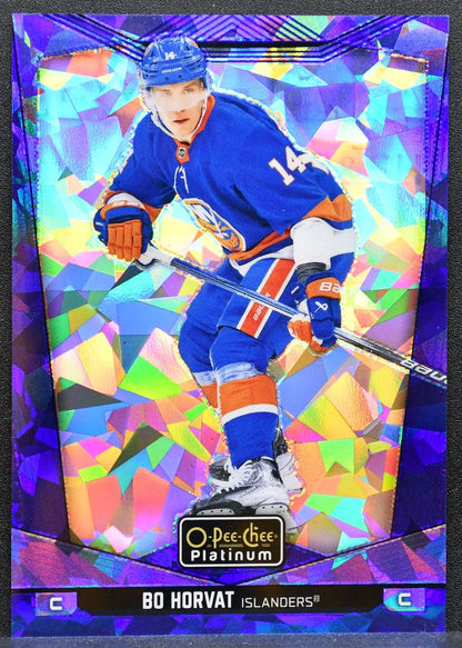 2024-25 O-Pee-Chee Platinum Blue Fragments Bo Horvat 198 Islanders 052/125 0603