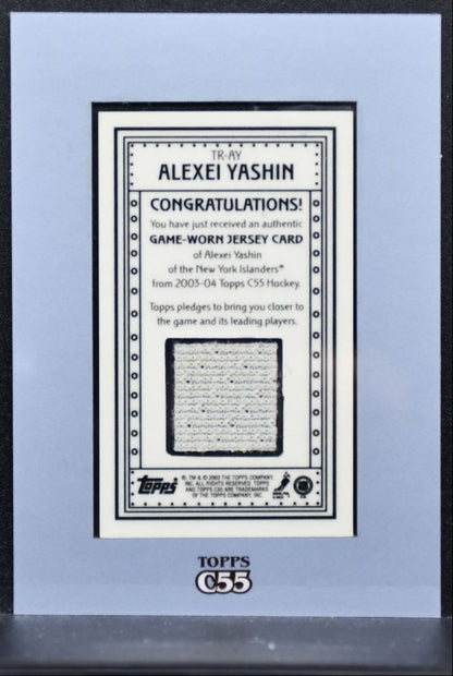 2003-04 Topps C55 Relics Alexei Yashin TR-AY New York Islanders Jersey 4138