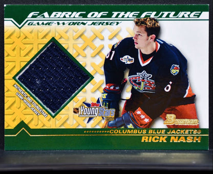 2002-03 Bowman YoungStars Fabric of the Future Jersey Nash RC Jersey 6361