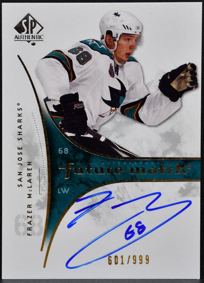 2009-10 SP Authentic Future Watch Auto Frazer McLaren 252 RC Auto /999 5723