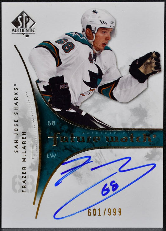 2009-10 SP Authentic Future Watch Auto Frazer McLaren 252 RC Auto /999 5723