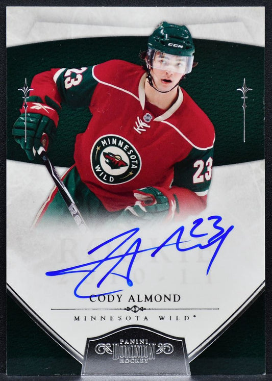 2011-12 Panini Dominion Auto Cody Almond 187 Minnesota Wild Auto
