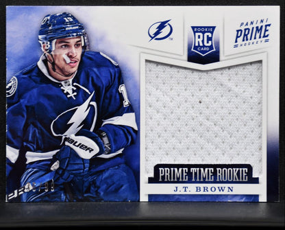 2012-13 Panini Prime Time Rookie Jersey Brown Lightning RC /99 Jersey 8533