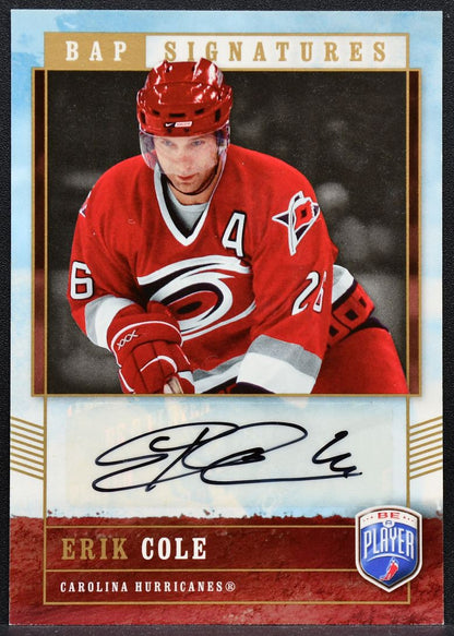 2006-07 Upper Deck Be A Player Signatures Erik Cole EC Auto 5164