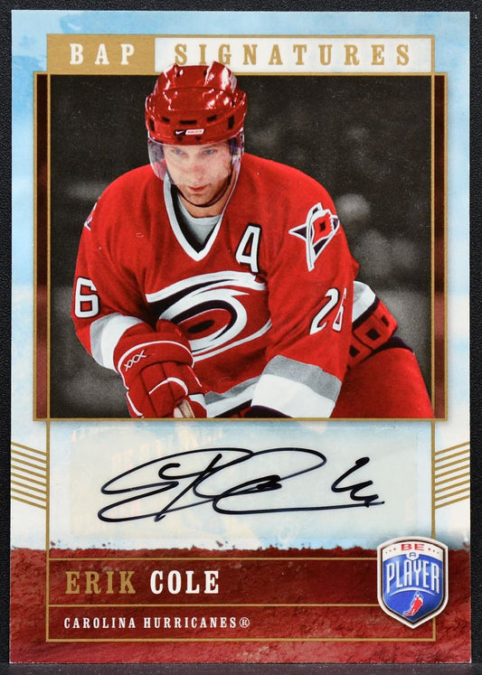 2006-07 Upper Deck Be A Player Signatures Erik Cole EC Auto 5164