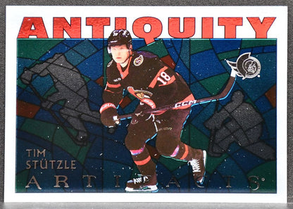 2025-26 Upper Deck Artifacts Antiquity Tim Stutzle AT-11 Ottawa Senators 2081