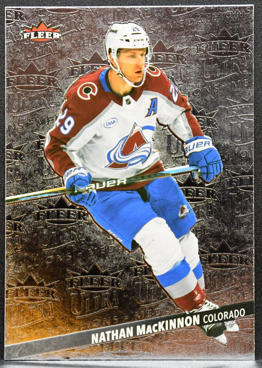 2025-26 Fleer Ultra Medallions Nathan MacKinnon M-20 Colorado Avalanche 3622