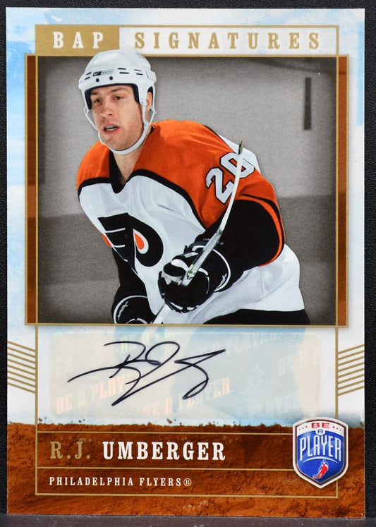 2006-07 Be A Player Signatures R.J. Umberger RU Philadelphia Flyers Auto 1504