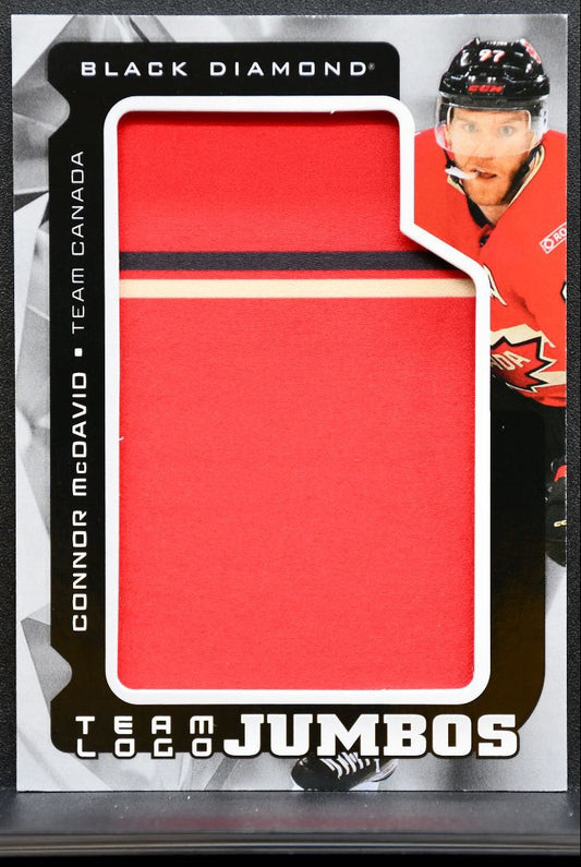2025-26 Black Diamond Team Logo Jumbo 4 Nations Canada McDavid Patch 0696