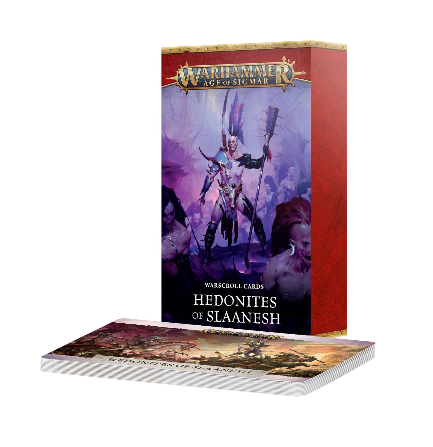 Hedonites Of Slaanesh Warscroll Cards (English)